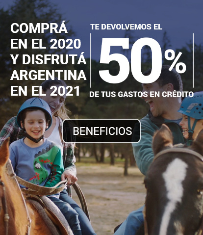 Comprá en el 2020 y disfrutá Argentina en el 2021